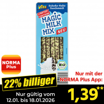 Nur mit der NORMA Plus App günstiger: »Magic Mix Milchtrinkhalme«