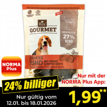 Nur mit der NORMA Plus App günstiger: »Gourmet Snacks«
