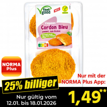 Vegane Schnitzel / Cordon Bleu