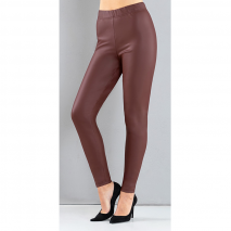 Thermo-Leggings Lederlook
