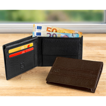 Robuste Leder-Geldbörse