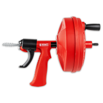 Rohrreinigungsspirale mit Handkurbel