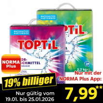 Nur mit der NORMA Plus App günstiger: »Color-/ Universal-Waschmittel«
