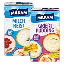 Milchreis / Grießpudding