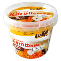 Salat mit cremiger Sauce