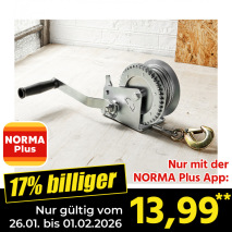 Nur mit der NORMA Plus App günstiger: »Handseilwinde«