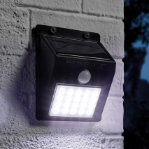 LED-Solar-Wand- und Sicherheitsleuchte