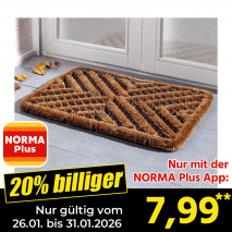 Nur mit der NORMA Plus App günstiger: »Kokos-Drahtgittermatte«