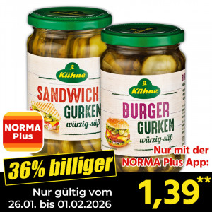 Produktbild »Burger-/ Sandwich Gurken«