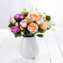 Kunstblumen-Dekostrauß