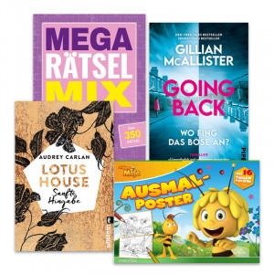 Produktbild »Roman, Rätsel oder Ausmalposter «