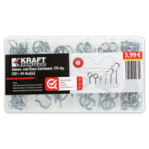 Haken- und Ösen-Sortiment 175-tlg.