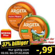 Nur mit der NORMA Plus App günstiger: »Aufstrich«