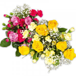 Produktbild »Rosen-Nelken-Strauß«
