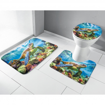 Weichschaum-Badematten-Set 3-tlg.