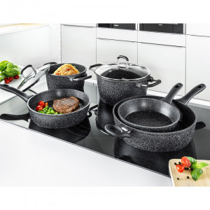 Produktbild »Aluguss-Topf oder Geschmiedete Alu-Pfanne 