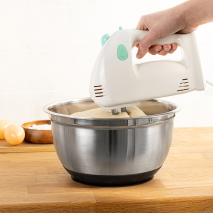 Edelstahl-Schüssel mit Saugnapf