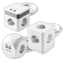 Design-Powercube-Steckdosen