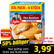 Nur mit der NORMA Plus App günstiger: »Filegro XXL«