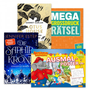 Produktbild »Romane / Rätsel / Ausmalposter«