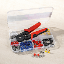 Kabelschuh- und Crimpzangen-Satz 421-tlg.