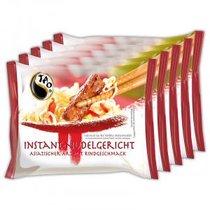 Produktbild »Instant Nudeln 4 + 1 gratis«