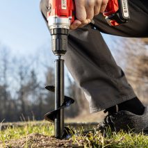 Erdbohrer-Set für Bohrmaschinen 2-tlg.