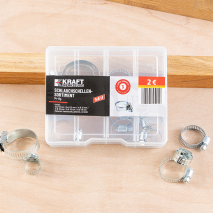 Schlauchschellen-Sortiment 14-tlg.