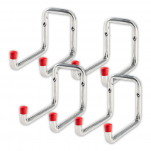 Wandhaken doppelt abgewinkelt 4er-Set