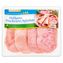 Produktbild »Delikatess Frischwurst-Aufschnitt«