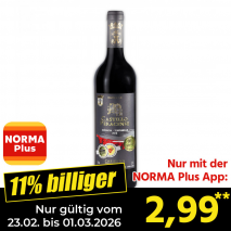 Nur mit der NORMA Plus App günstiger: »2023 Castillo Peracense Garnacha Tempranillo Cariñena D.O.«