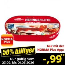 Extra zarte Heringsfilets