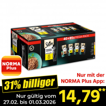 Nur mit der NORMA Plus App günstiger: »Katzennassnahrung«