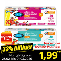 Allzweck-/ Gefrierbeutel XXL