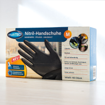 Puderfreie Nitril-Handschuhe 100er