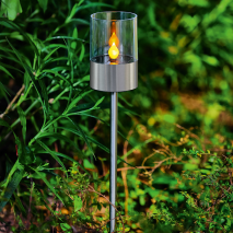 Produktbild »Edelstahl-LED-Solar-Kerze«