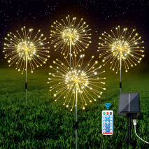 LED-Solar-Pusteblume 4er-Set