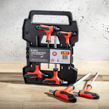 T-Griff-Innensechsrund oder Innensechskant Stiftschlüsselsatz 8-tlg.