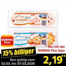 Nur mit der NORMA Plus App günstiger: »Gebäckspezialität«