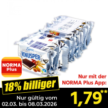 Knusperschnitten mit Haselnusscreme