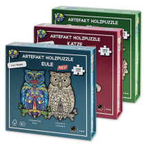 2in1 Artefakt-Holzpuzzle