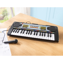 Keyboard mit Mikrofon