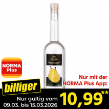 Nur mit der NORMA Plus App günstiger: »Williams-Christ Birnenbrand«