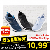 Nur mit der NORMA Plus App günstiger: »Ultralight-Sportschuhe«