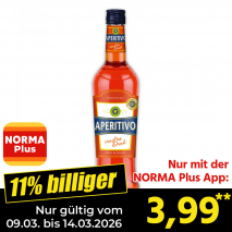 Nur mit der NORMA Plus App günstiger: »Italienische Likörspezialität«