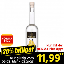 Nur mit der NORMA Plus App günstiger: »Williams-Christ Birnenbrand«