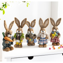 Produktbild »Hochwertiger Deko-Strohhase«