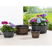 Produktbild »Pflanzkübel in Holzoptik«