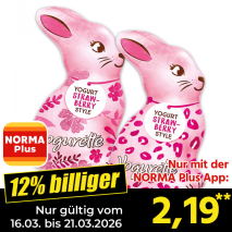 Nur mit der NORMA Plus App günstiger: »Osterhase«