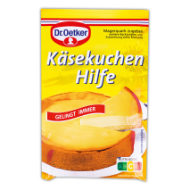 Käsekuchen Hilfe